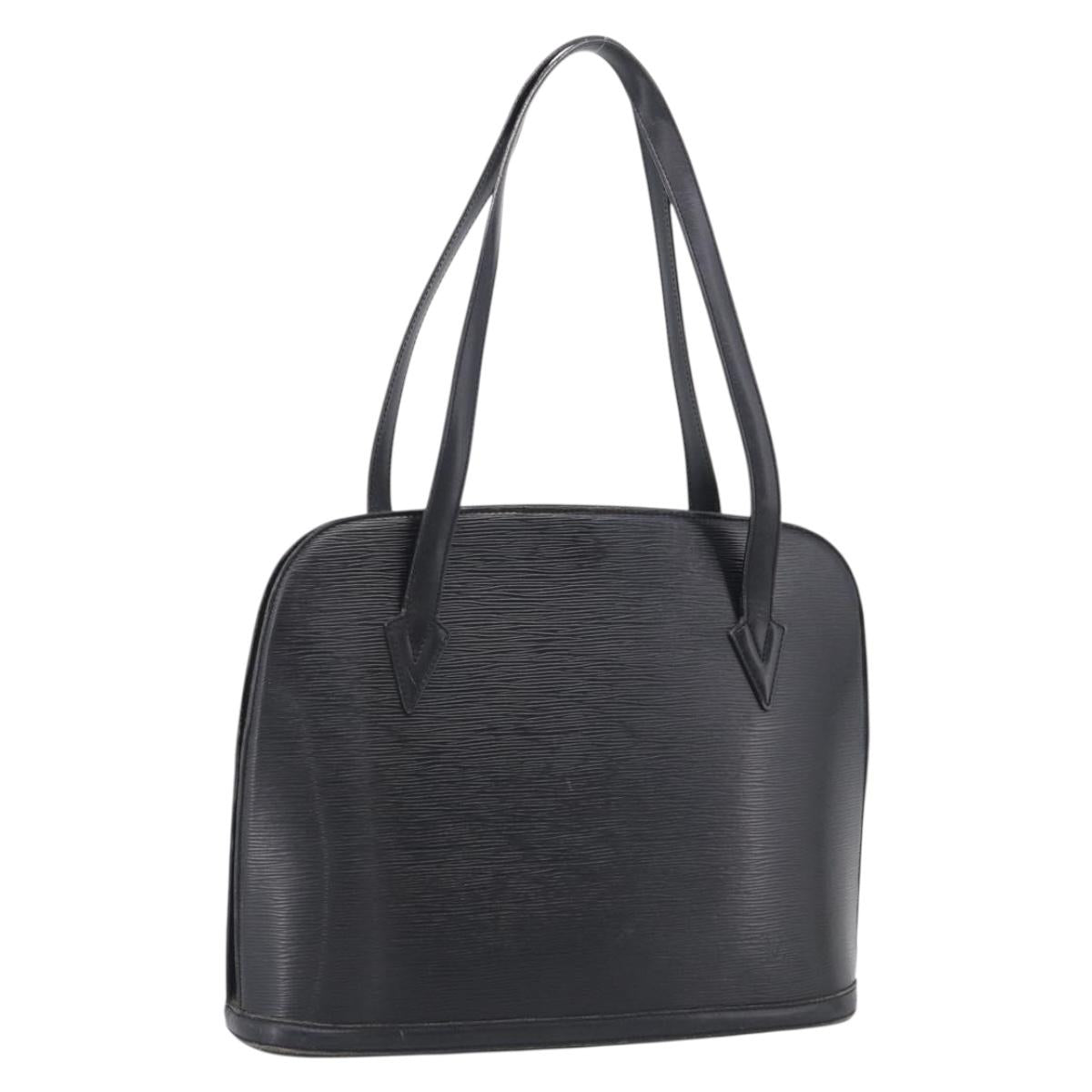 LOUIS VUITTON Epi Lussac Shoulder Bag Black M52282 LV Auth ep17008