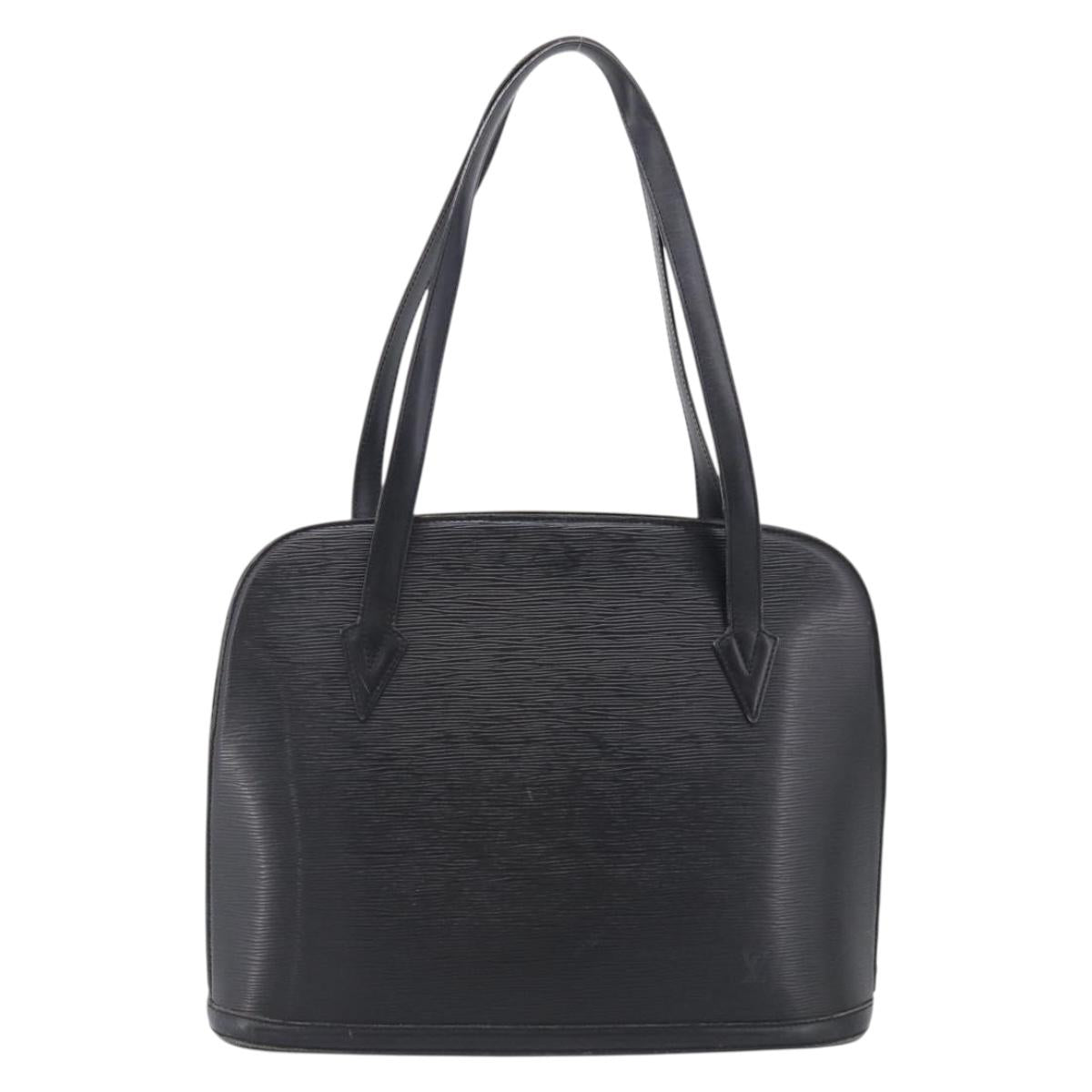LOUIS VUITTON Epi Lussac Shoulder Bag Black M52282 LV Auth ep17008