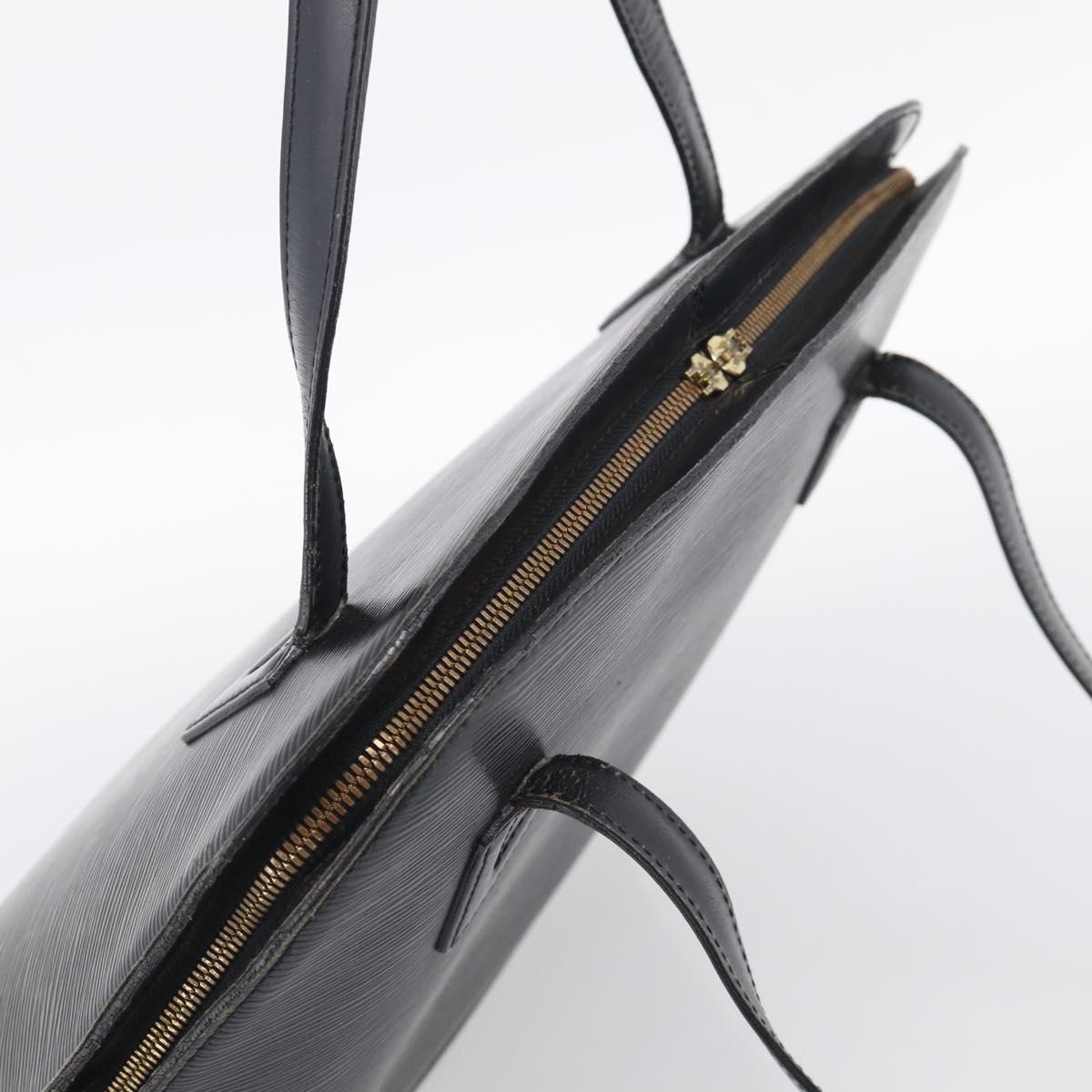 LOUIS VUITTON Epi Lussac Shoulder Bag Black M52282 LV Auth ep17008
