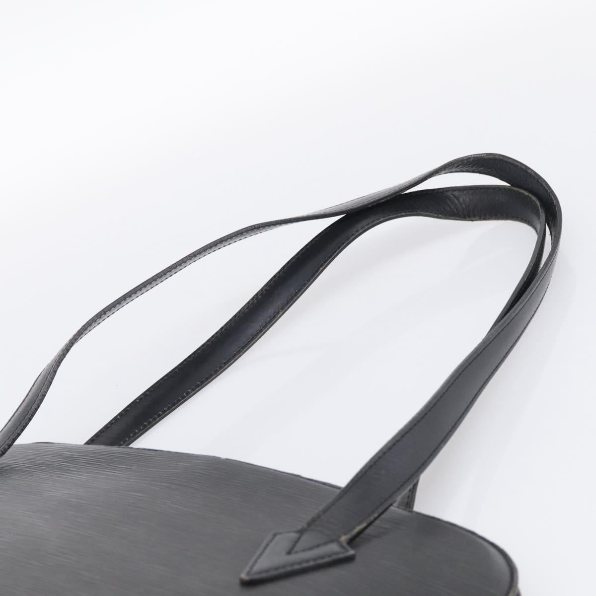 LOUIS VUITTON Epi Lussac Shoulder Bag Black M52282 LV Auth ep17008