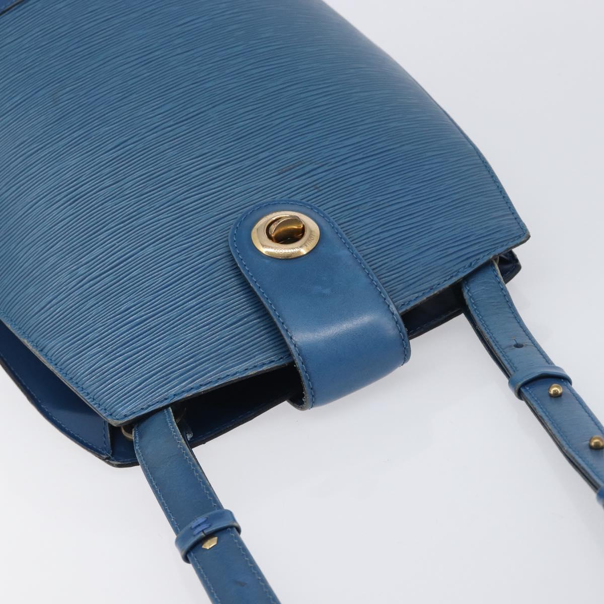 LOUIS VUITTON Epi Cluny Shoulder Bag Blue M52255 LV Auth ep17014