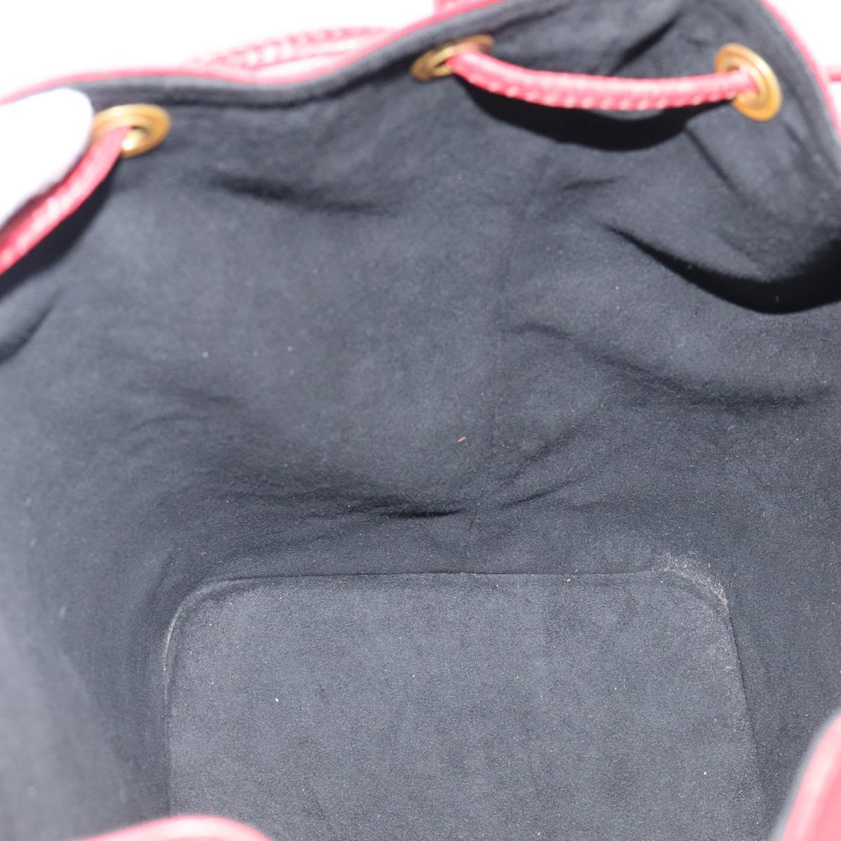 LOUIS VUITTON Epi Petit Noe Shoulder Bag Red M44107 LV Auth ep17015