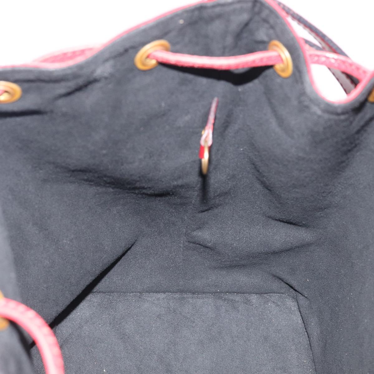 LOUIS VUITTON Epi Petit Noe Shoulder Bag Red M44107 LV Auth ep17015