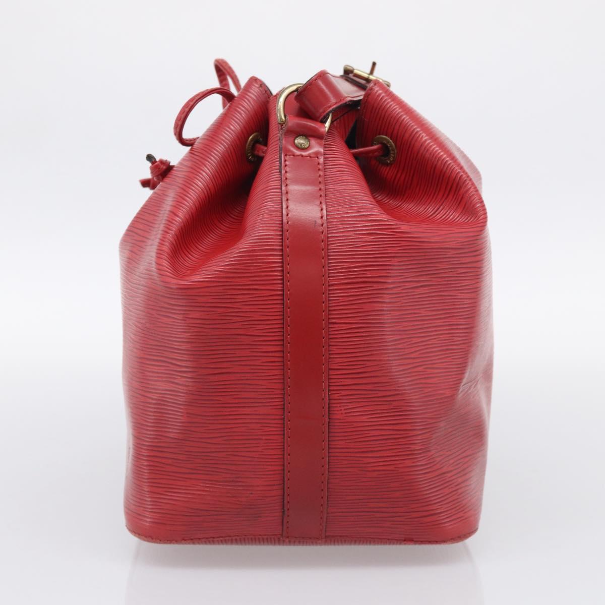 LOUIS VUITTON Epi Petit Noe Shoulder Bag Red M44107 LV Auth ep17015