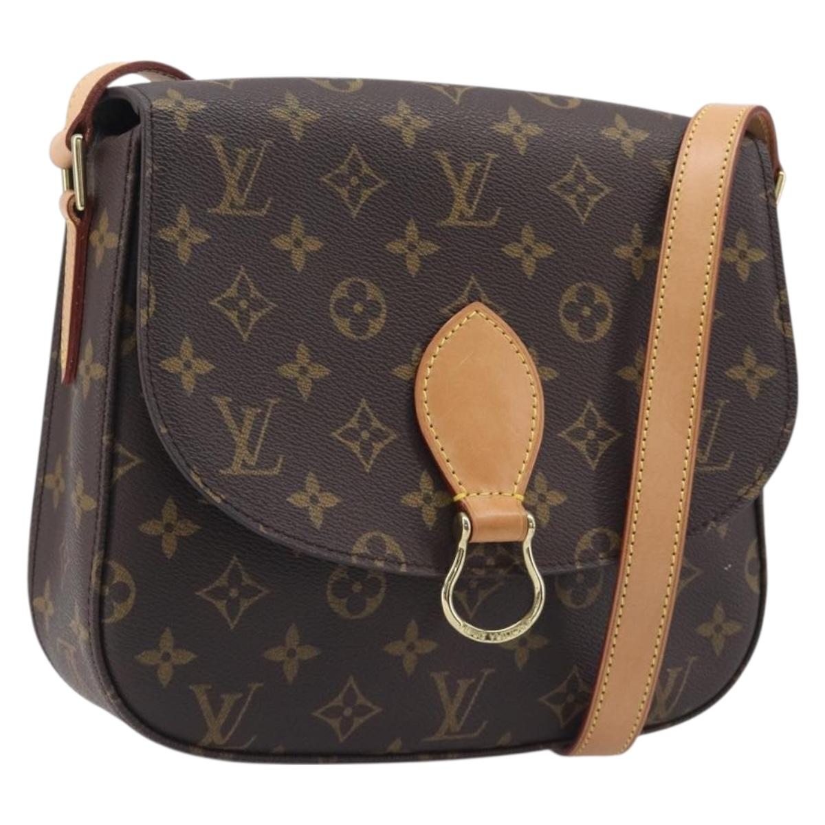 LOUIS VUITTON Monogram Saint Cloud GM Shoulder Bag M51242 LV Auth ep17017A