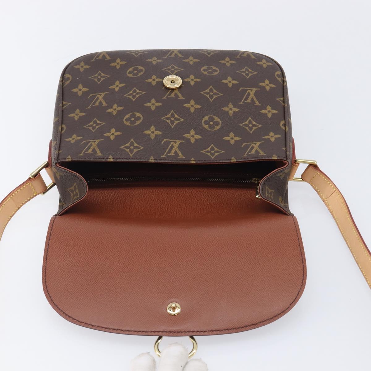 LOUIS VUITTON Monogram Saint Cloud GM Shoulder Bag M51242 LV Auth ep17017A