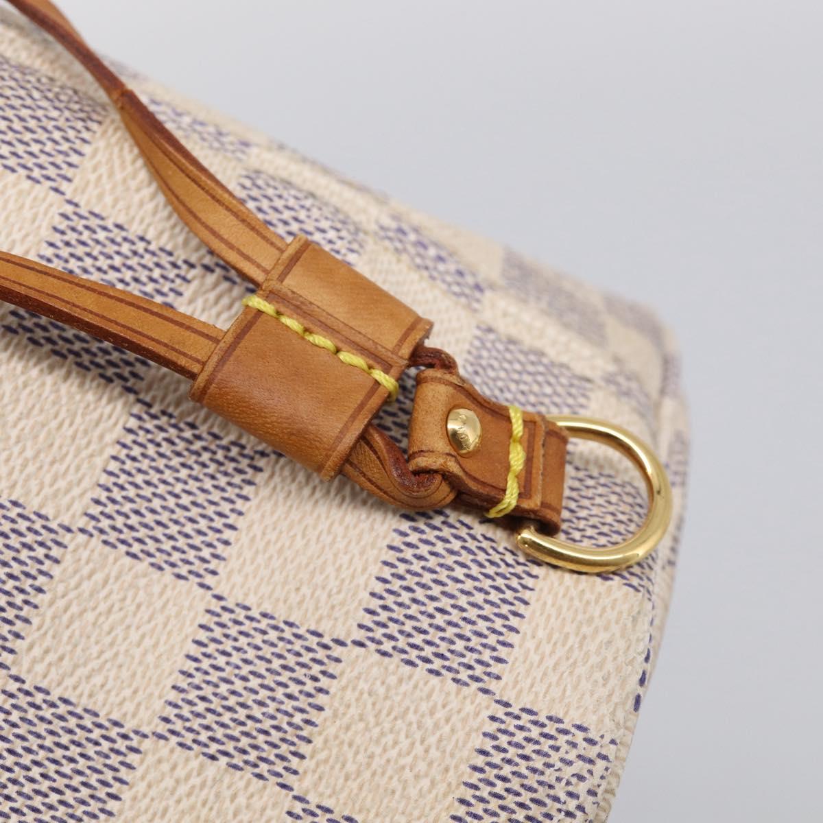 LOUIS VUITTON Damier Azur Neverfull PM Tote Bag N41362 LV Auth ep17018