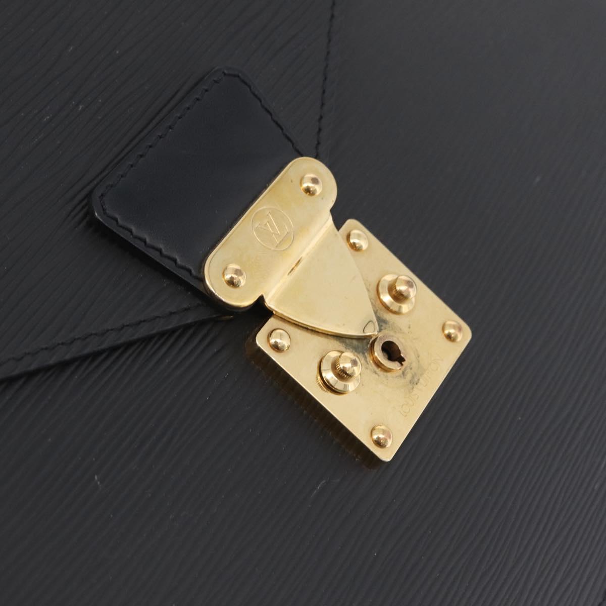 LOUIS VUITTON Epi Serviette Conseiller Briefcase Black M54422 LV Auth ep17021A