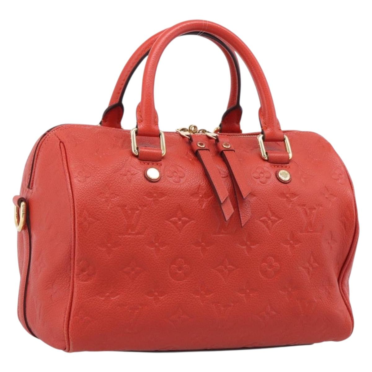 LOUIS VUITTON Monogram Empreinte Speedy Bandouliere 25 Slys M42399 Auth ep17022V