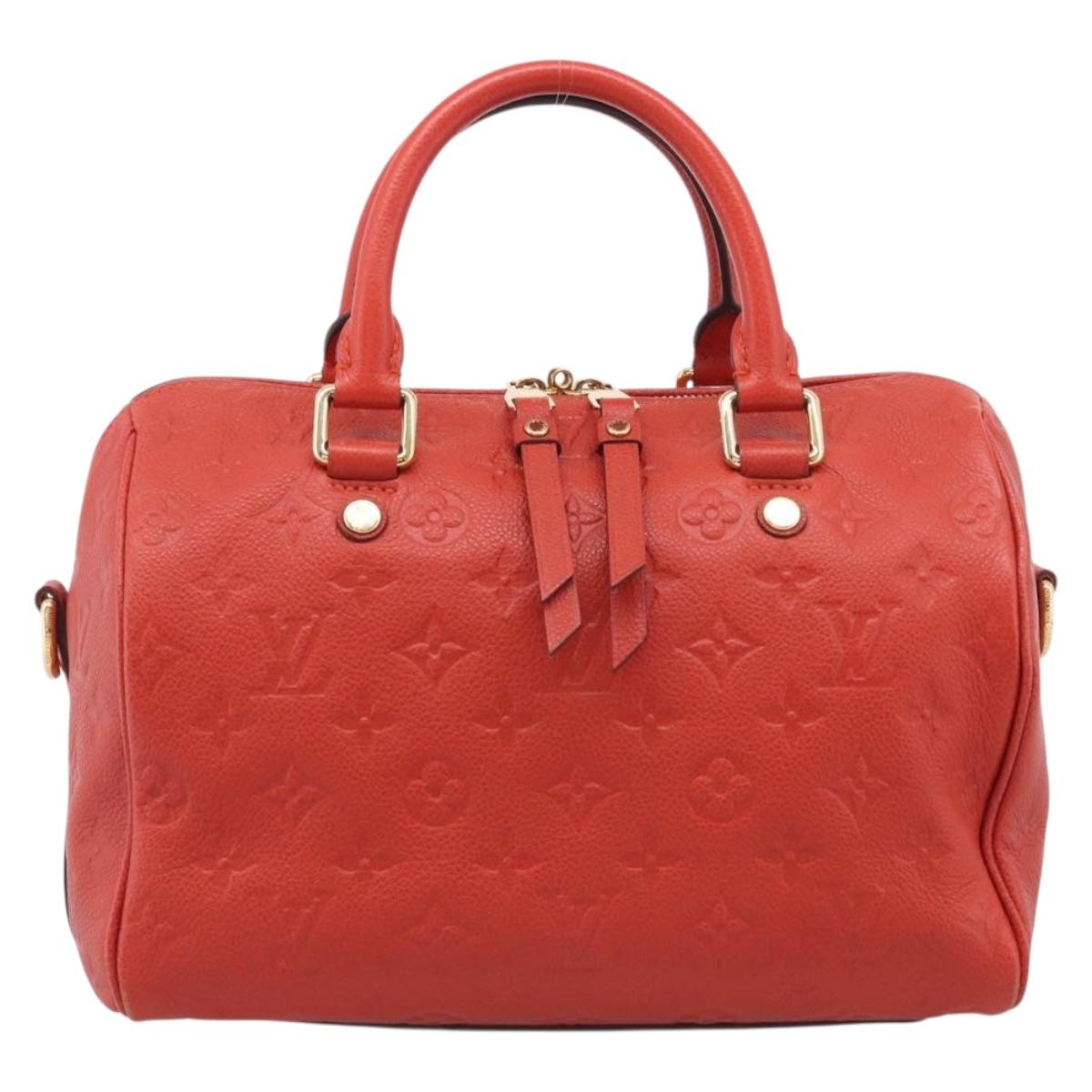 LOUIS VUITTON Monogram Empreinte Speedy Bandouliere 25 Slys M42399 Auth ep17022V