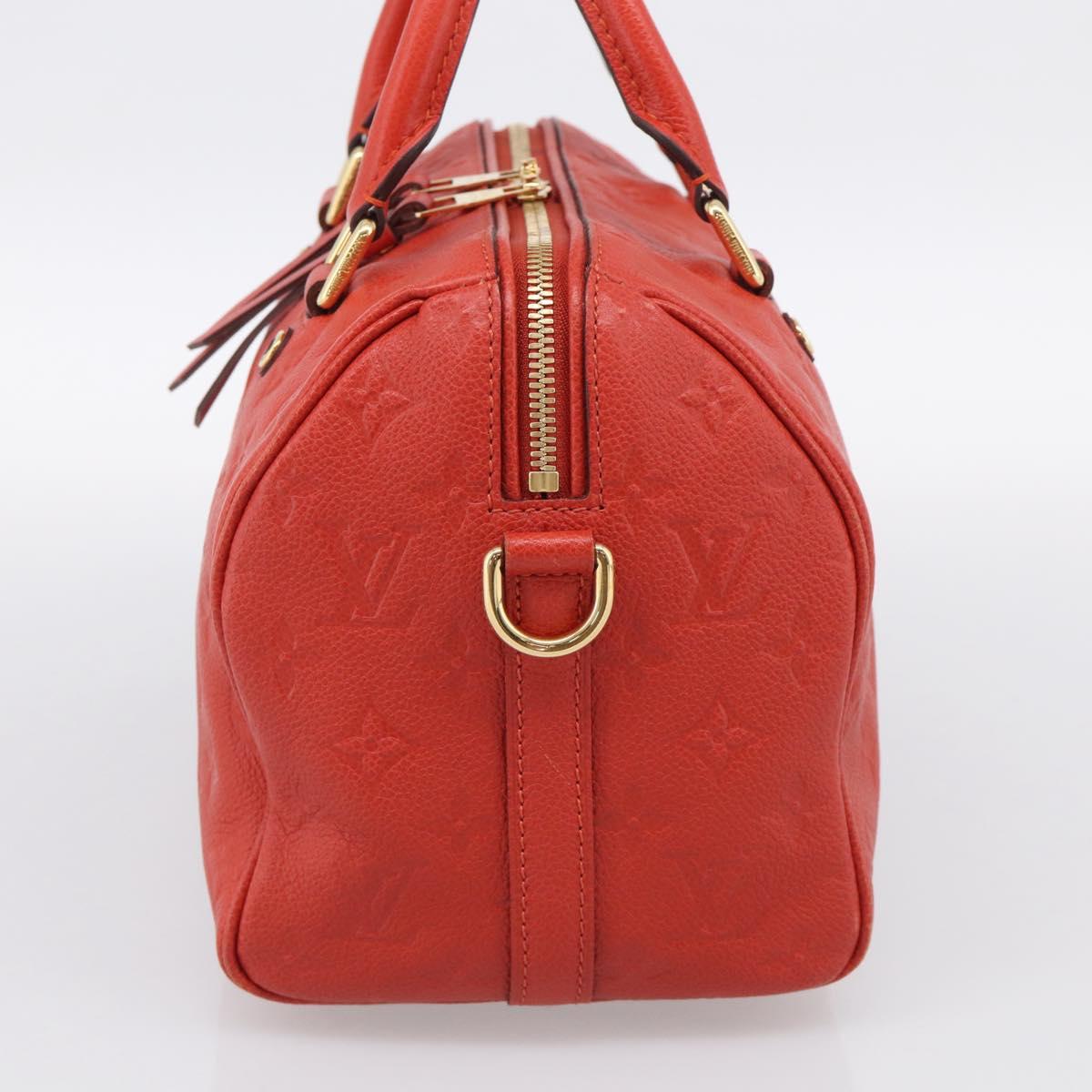 LOUIS VUITTON Monogram Empreinte Speedy Bandouliere 25 Slys M42399 Auth ep17022V