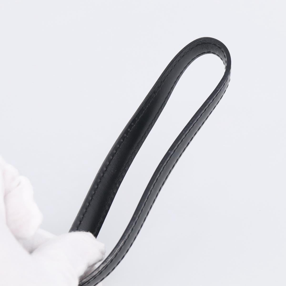 LOUIS VUITTON Epi Sellier Dragonne Clutch Bag Black M52612 LV Auth ep17023A