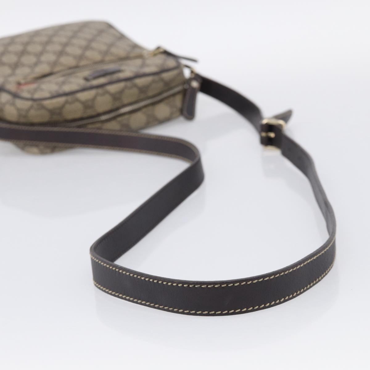 GUCCI GG Supreme Shoulder Bag PVC Beige Gold Tone 233268 Auth ep17025