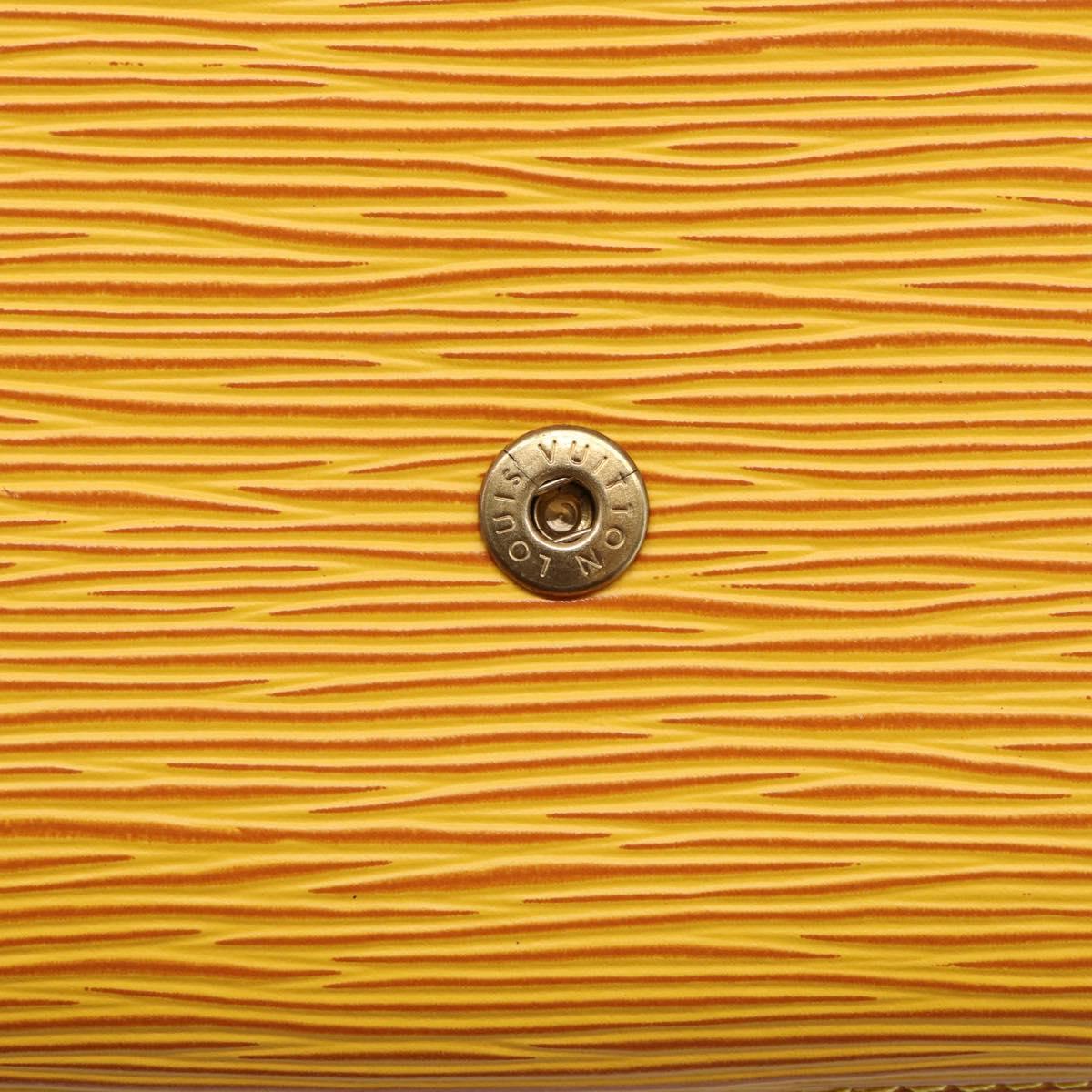 LOUIS VUITTON Epi Art Deco Clutch Bag Yellow M52639 LV Auth ep17031A