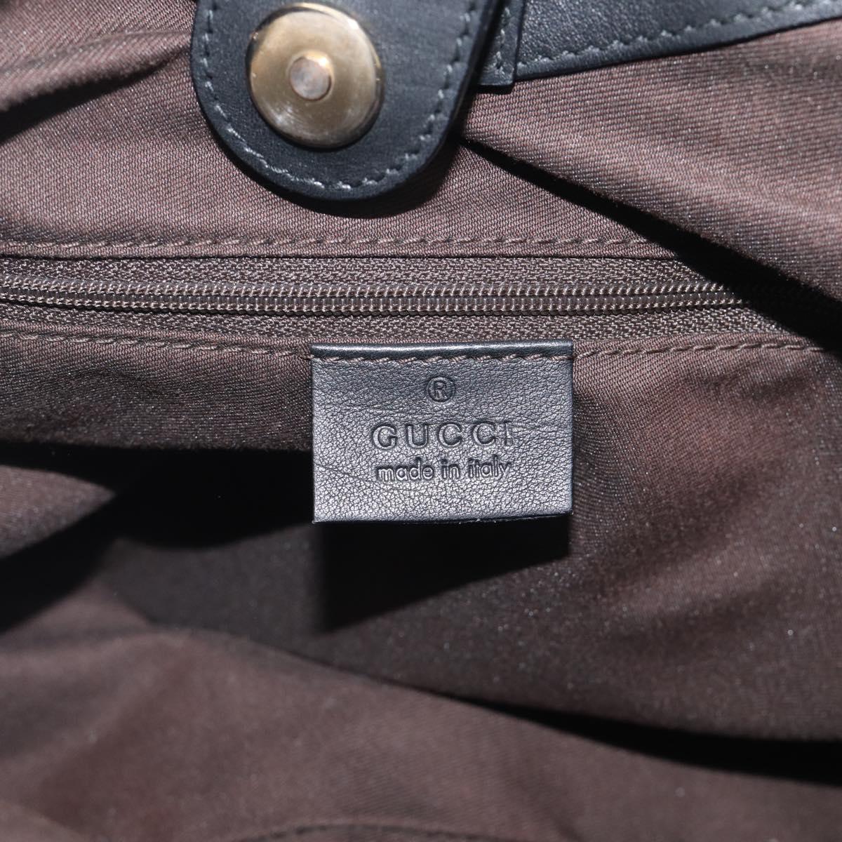 GUCCI GG Canvas Sukey Hand Bag Beige Gold Tone 211944 Auth ep17038V