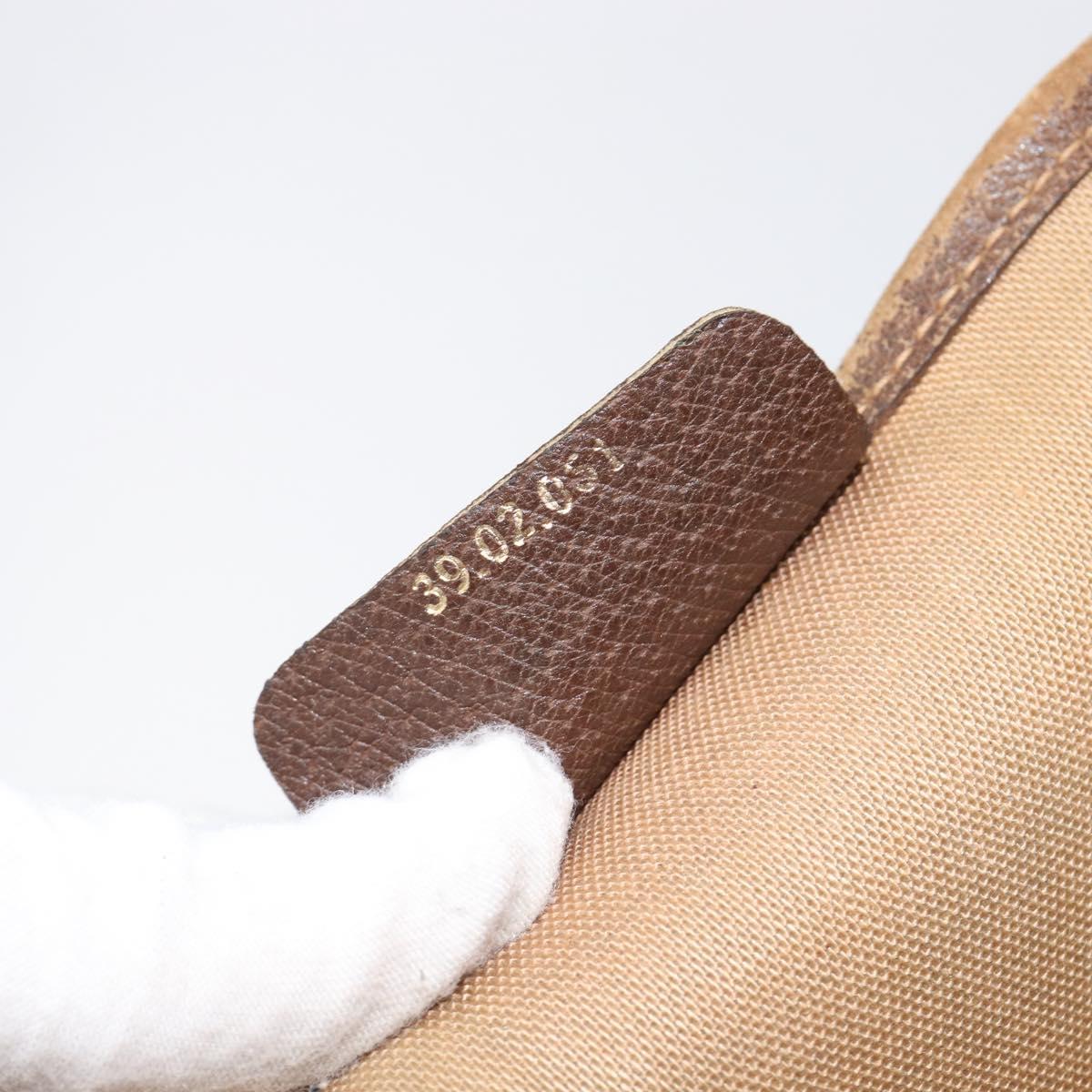 GUCCI GG Supreme Tote Bag PVC Beige Gold Tone 39 02 061 Auth ep17043