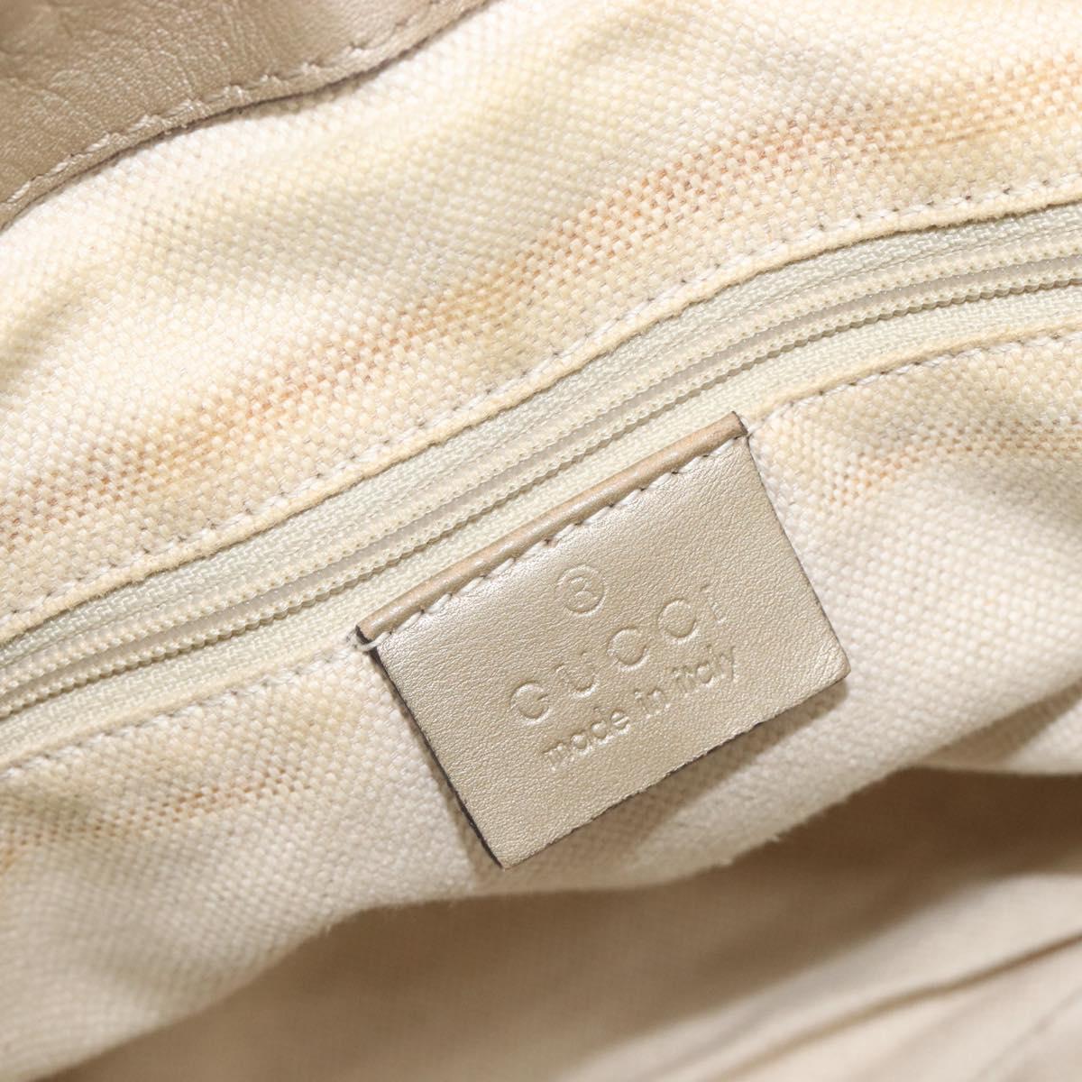 GUCCI GG Canvas Sukey Hand Bag 2way Beige Gold Tone 247902 Auth ep17045