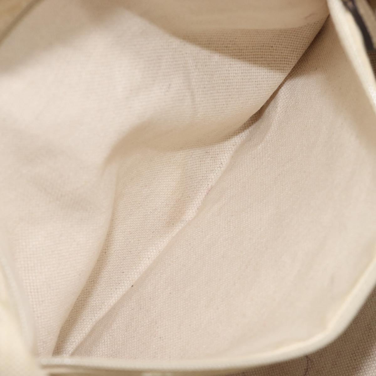 GUCCI GG Canvas Sukey Hand Bag 2way Beige Gold Tone 247902 Auth ep17045