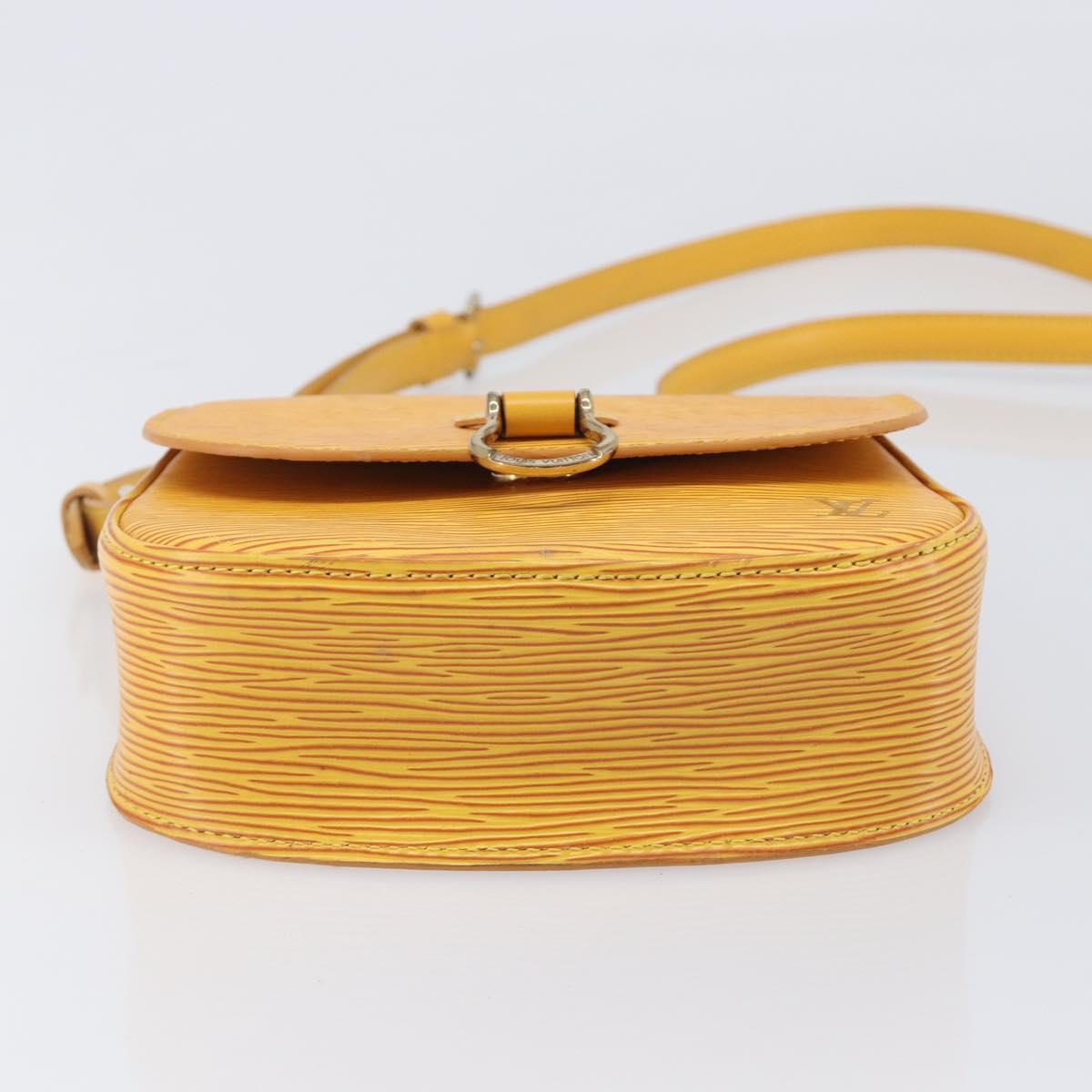 LOUIS VUITTON Epi Saint Cloud PM Shoulder Bag Yellow M52219 LV Auth ep17048A