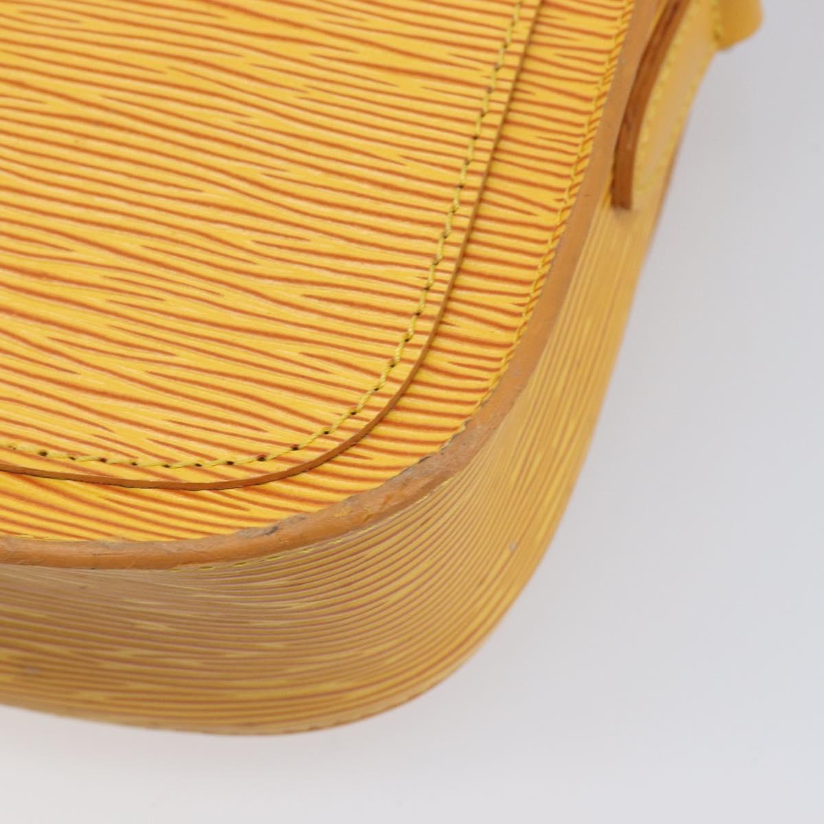 LOUIS VUITTON Epi Saint Cloud PM Shoulder Bag Yellow M52219 LV Auth ep17048A