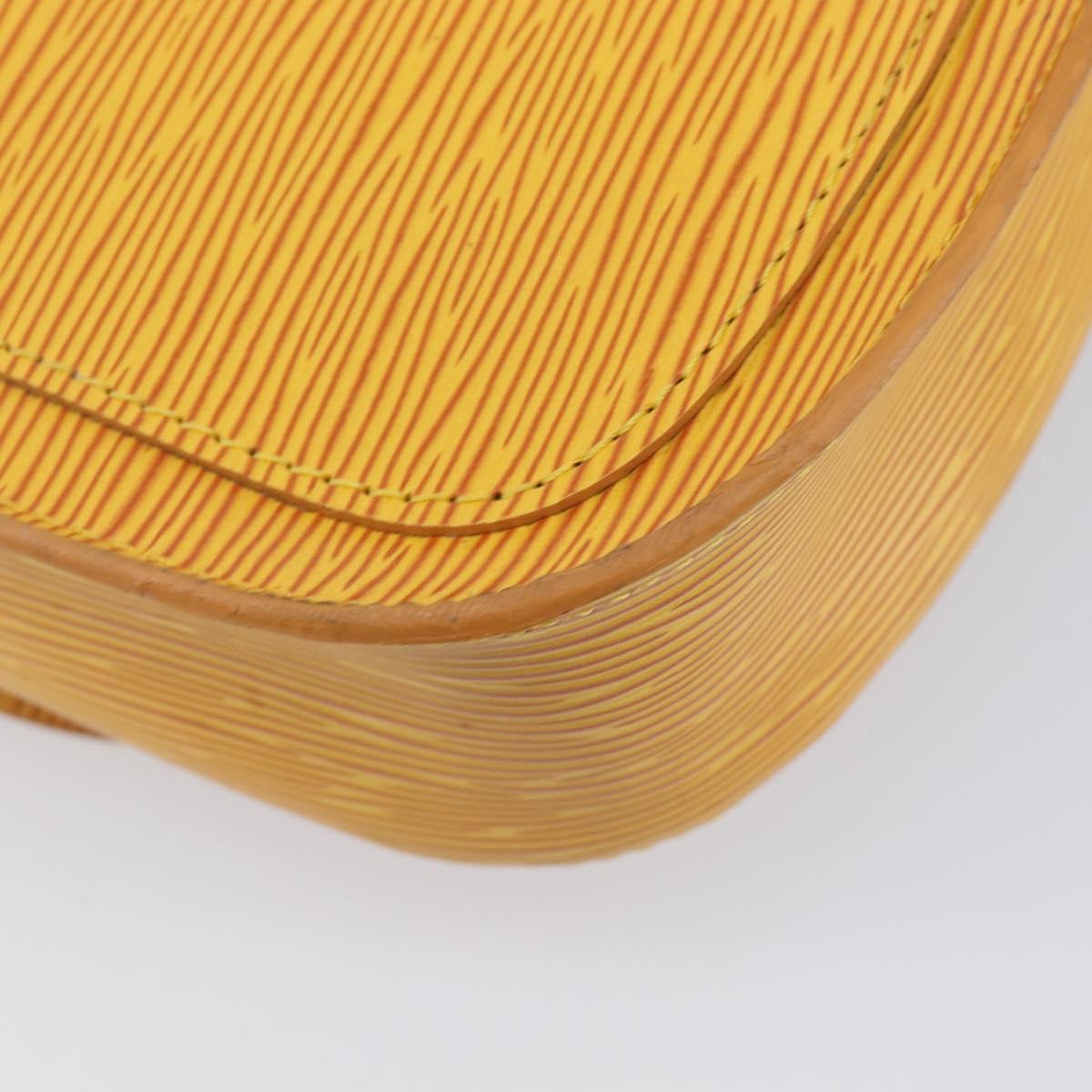 LOUIS VUITTON Epi Saint Cloud PM Shoulder Bag Yellow M52219 LV Auth ep17048A