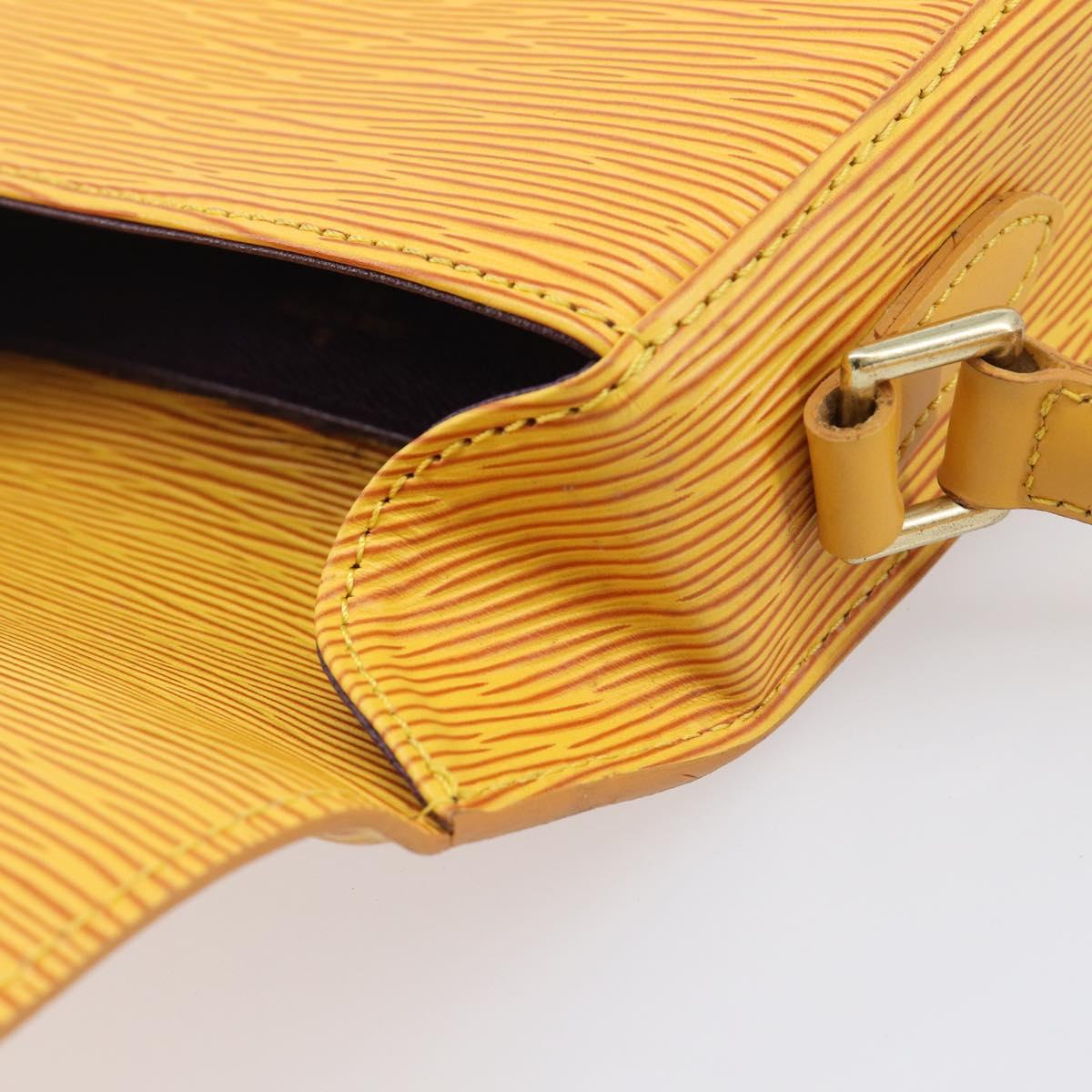 LOUIS VUITTON Epi Saint Cloud PM Shoulder Bag Yellow M52219 LV Auth ep17048A