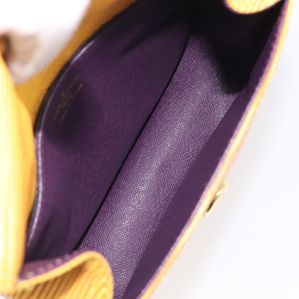 LOUIS VUITTON Epi Saint Cloud PM Shoulder Bag Yellow M52219 LV Auth ep17048A