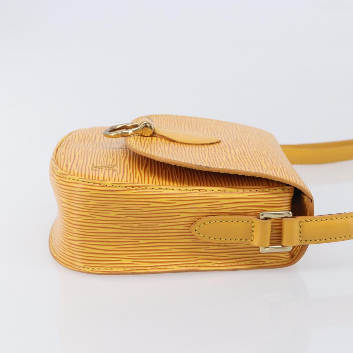 LOUIS VUITTON Epi Saint Cloud PM Shoulder Bag Yellow M52219 LV Auth ep17048A