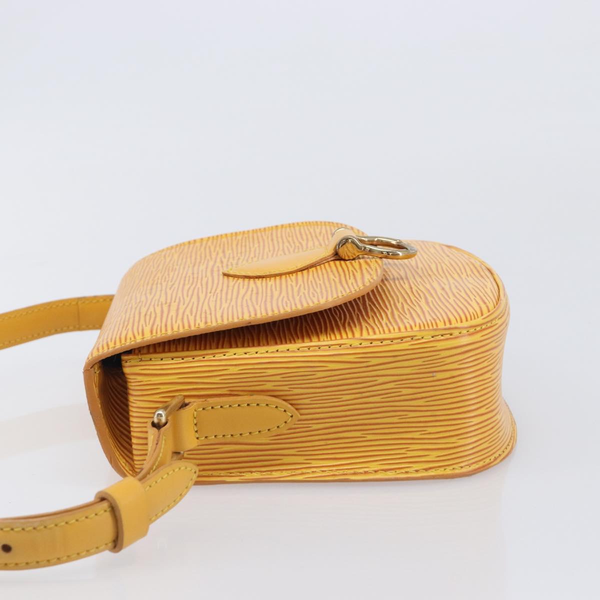 LOUIS VUITTON Epi Saint Cloud PM Shoulder Bag Yellow M52219 LV Auth ep17048A