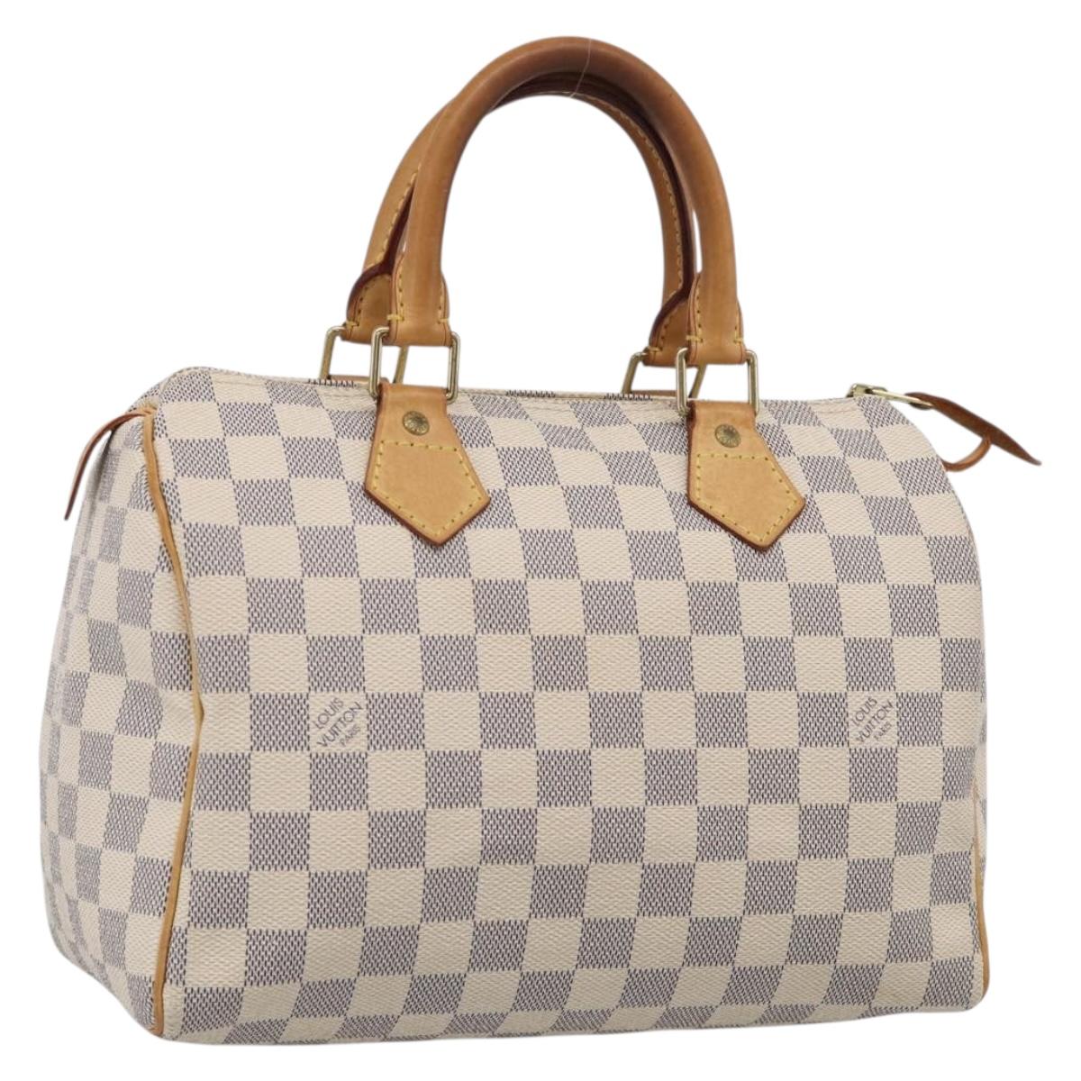 LOUIS VUITTON Damier Azur Speedy 25 Hand Bag N41534 LV Auth ep17053A