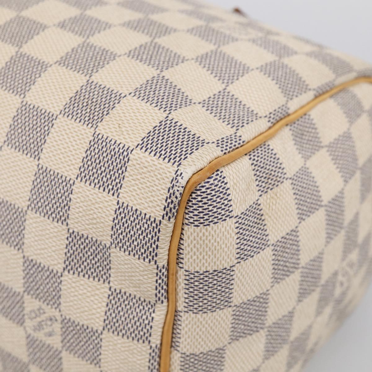 LOUIS VUITTON Damier Azur Speedy 25 Hand Bag N41534 LV Auth ep17053A