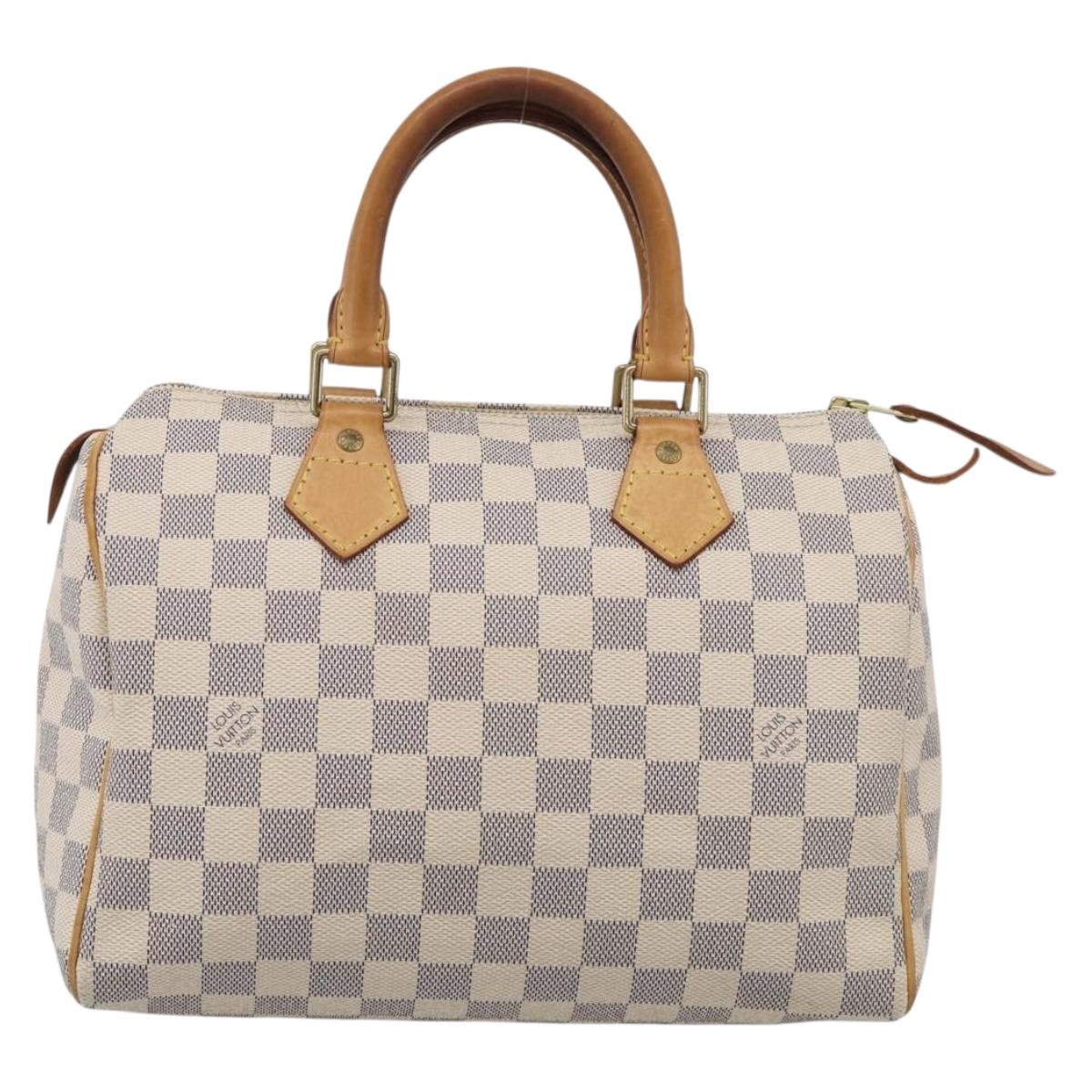 LOUIS VUITTON Damier Azur Speedy 25 Hand Bag N41534 LV Auth ep17053A