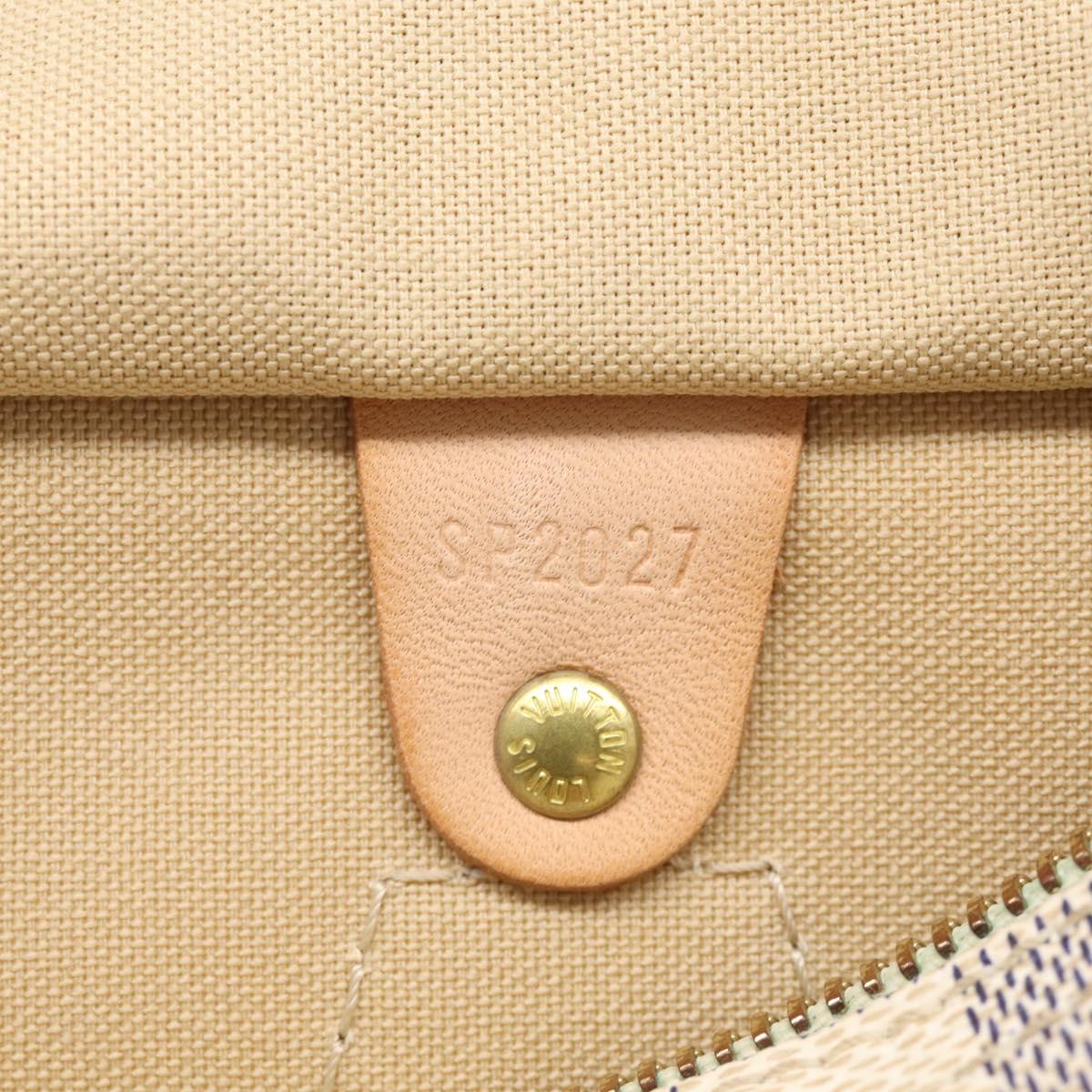 LOUIS VUITTON Damier Azur Speedy 25 Hand Bag N41534 LV Auth ep17053A