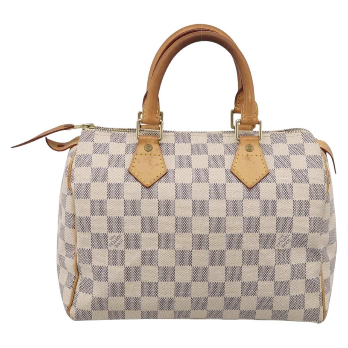 LOUIS VUITTON Damier Azur Speedy 25 Hand Bag N41534 LV Auth ep17053A