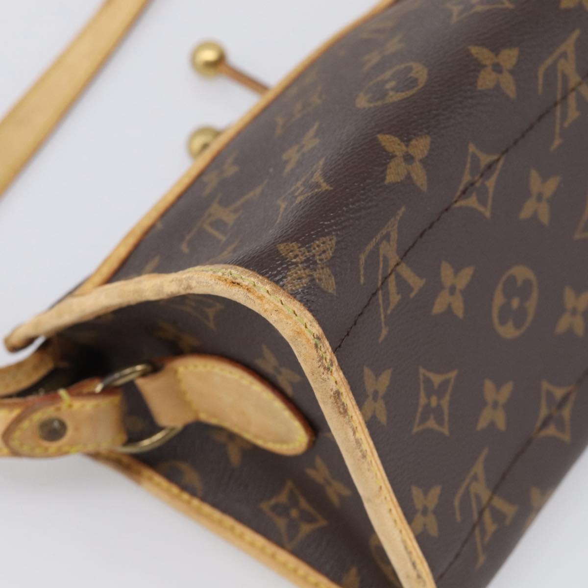 LOUIS VUITTON Monogram Popincourt Long Shoulder Bag M40008 LV Auth ep17056
