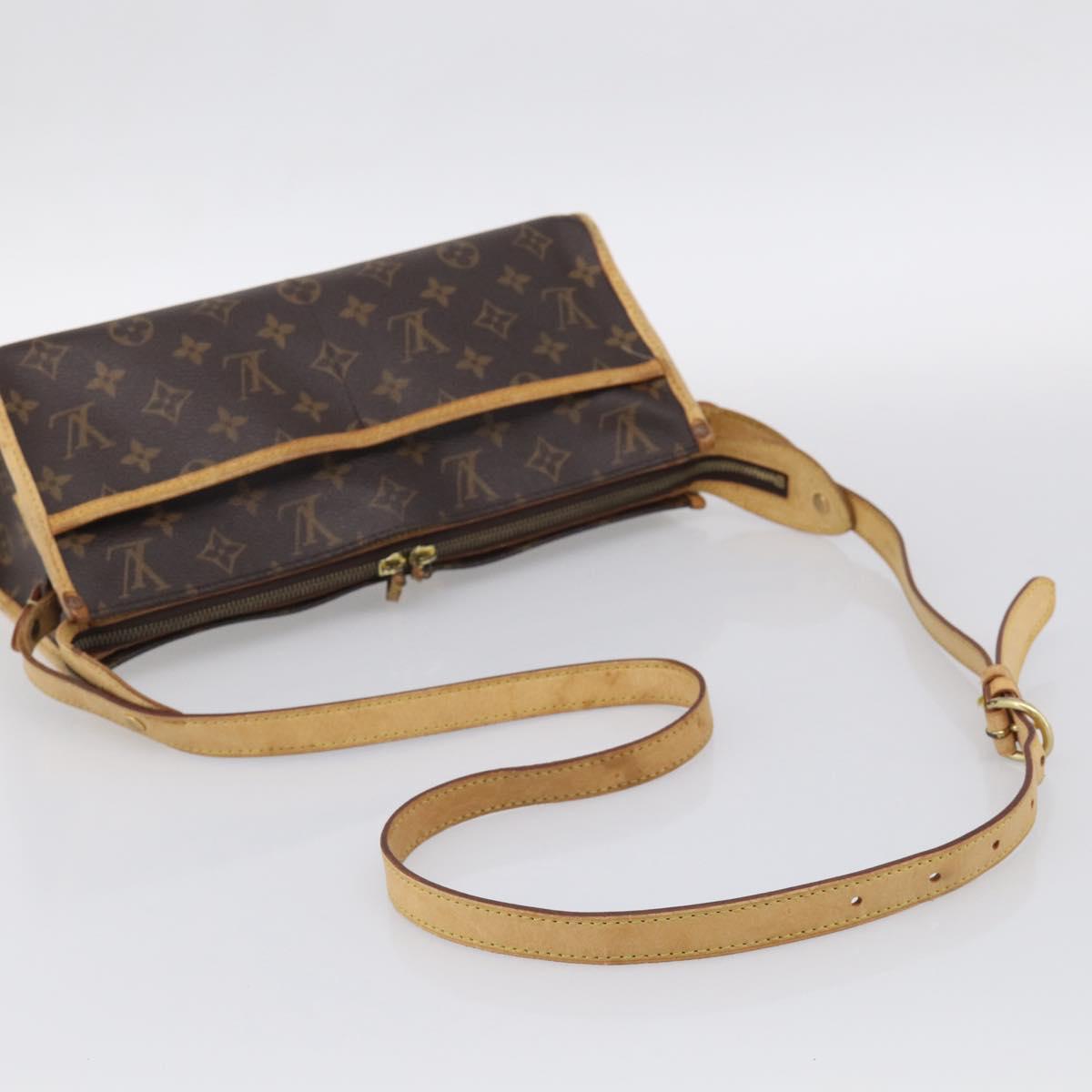 LOUIS VUITTON Monogram Popincourt Long Shoulder Bag M40008 LV Auth ep17056