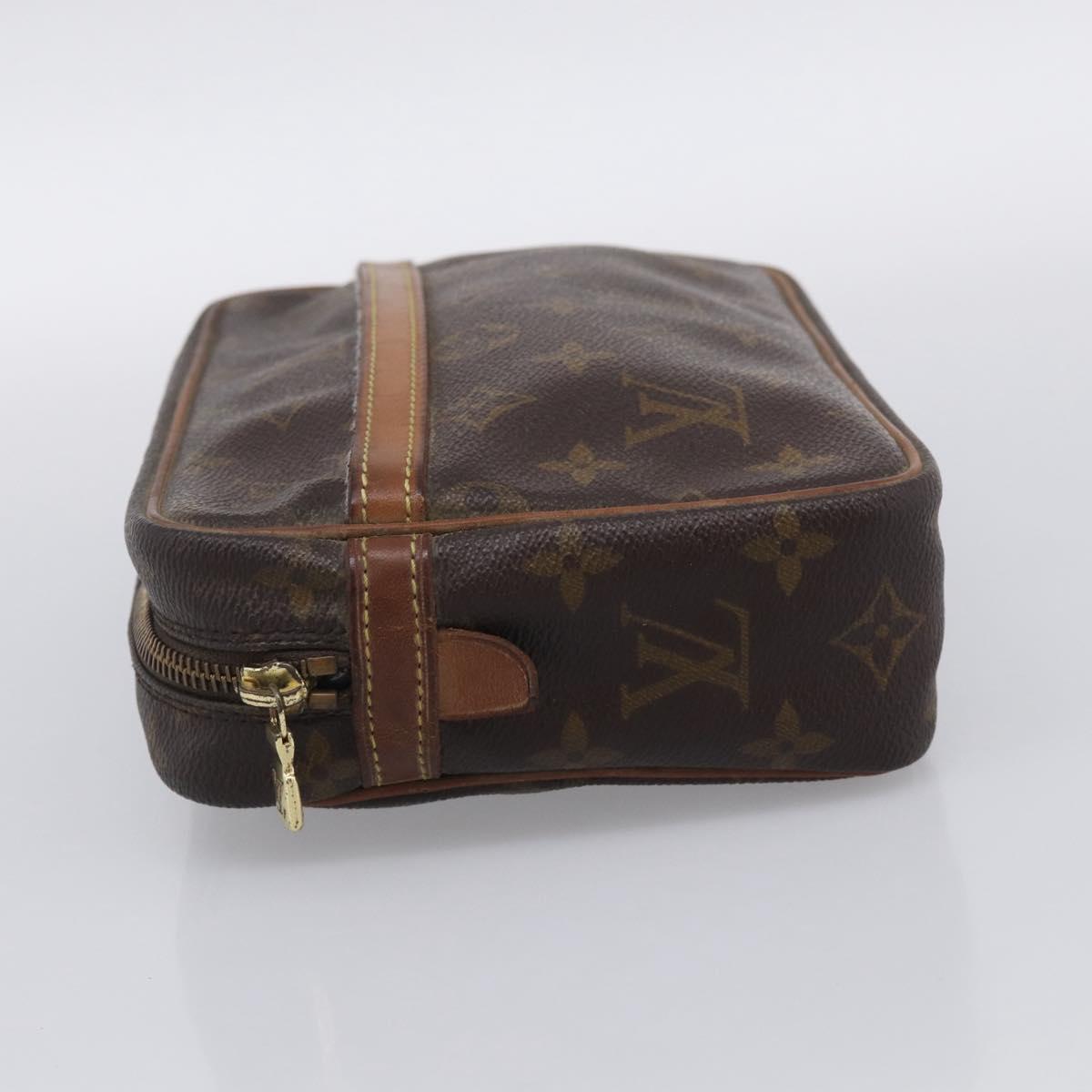 LOUIS VUITTON Monogram Compiegne 23 Clutch Bag M51847 LV Auth ep17059