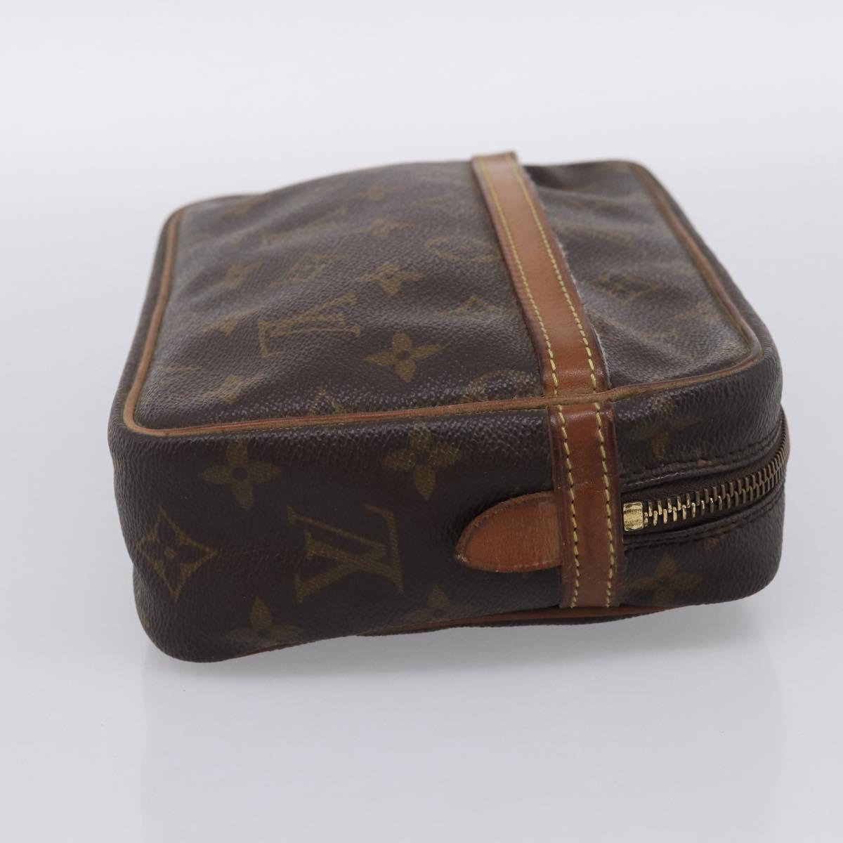 LOUIS VUITTON Monogram Compiegne 23 Clutch Bag M51847 LV Auth ep17059