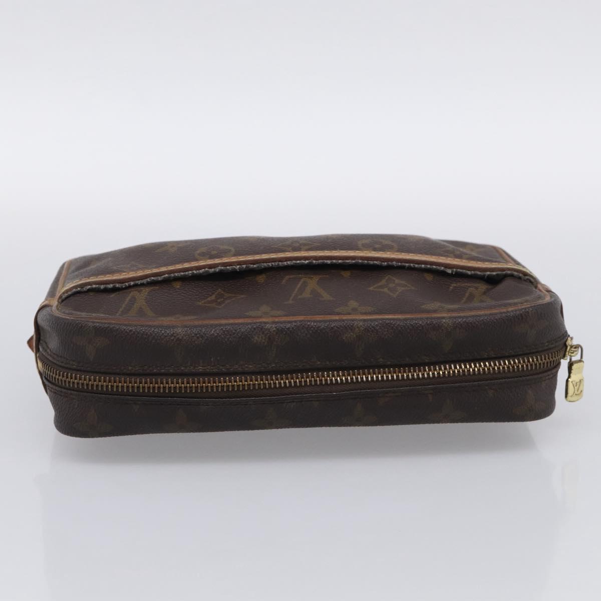 LOUIS VUITTON Monogram Compiegne 23 Clutch Bag M51847 LV Auth ep17059