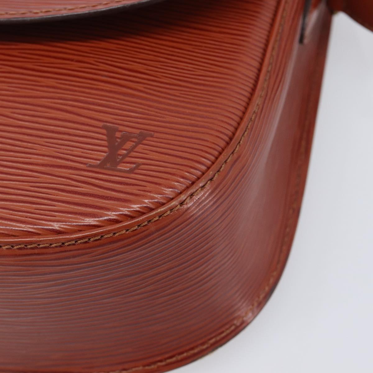 LOUIS VUITTON Epi Saint Cloud GM Shoulder Bag Brown M52193 LV Auth ep17067