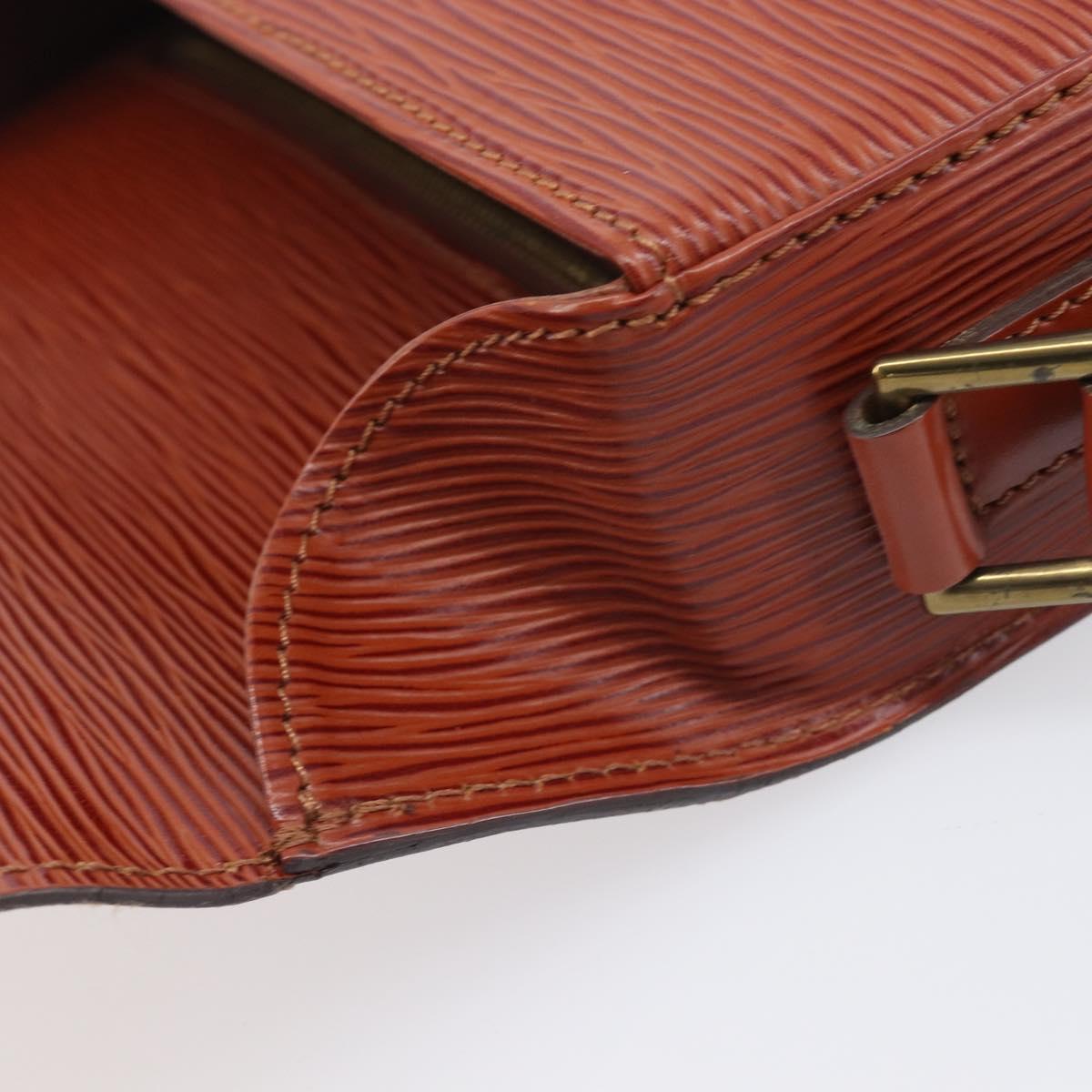 LOUIS VUITTON Epi Saint Cloud GM Shoulder Bag Brown M52193 LV Auth ep17067