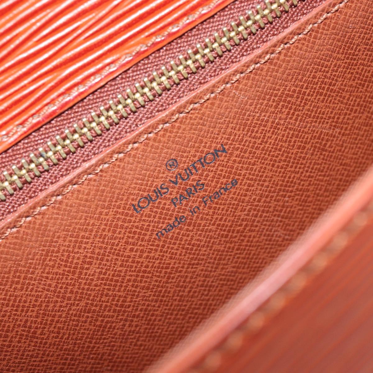 LOUIS VUITTON Epi Saint Cloud GM Shoulder Bag Brown M52193 LV Auth ep17067