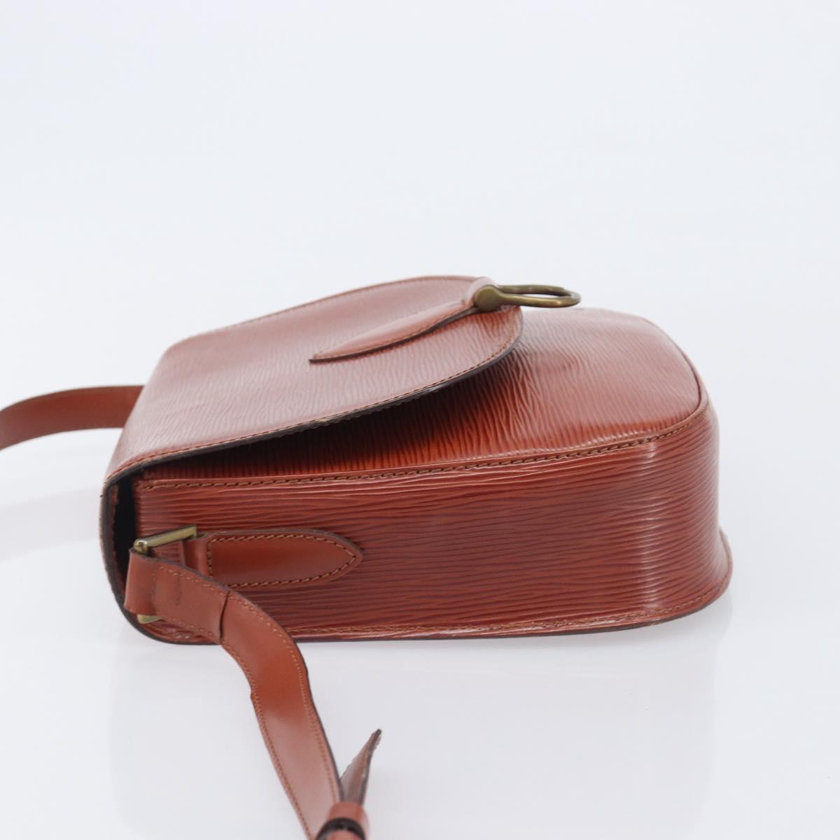LOUIS VUITTON Epi Saint Cloud GM Shoulder Bag Brown M52193 LV Auth ep17067