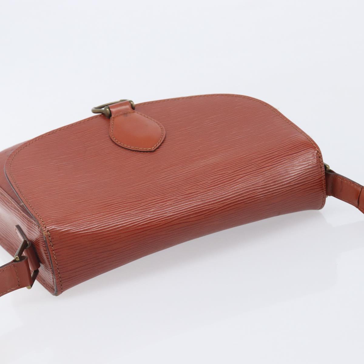 LOUIS VUITTON Epi Saint Cloud GM Shoulder Bag Brown M52193 LV Auth ep17067