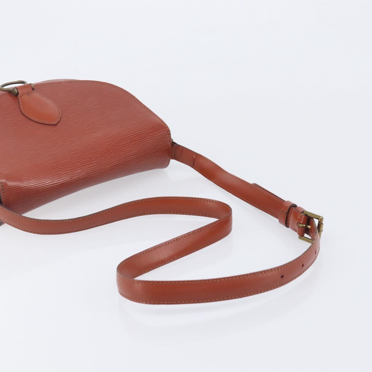 LOUIS VUITTON Epi Saint Cloud GM Shoulder Bag Brown M52193 LV Auth ep17067