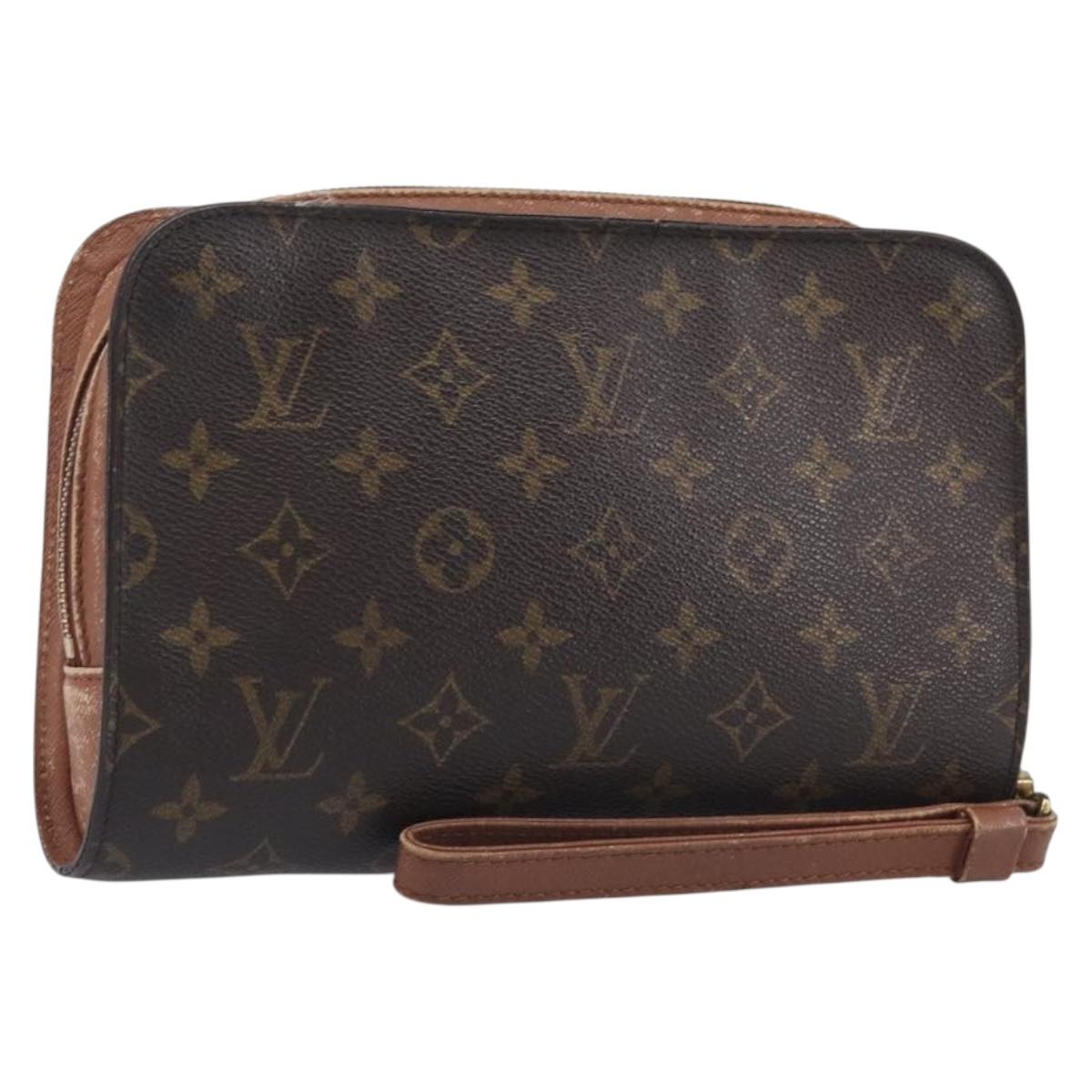 LOUIS VUITTON Monogram Orsay Clutch Bag M51790 LV Auth ep17071
