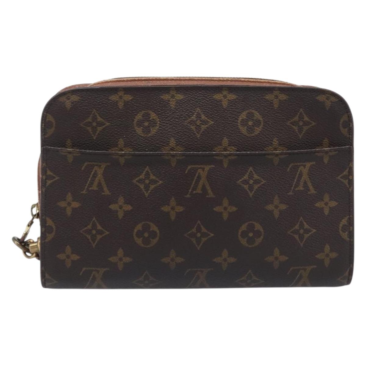LOUIS VUITTON Monogram Orsay Clutch Bag M51790 LV Auth ep17071