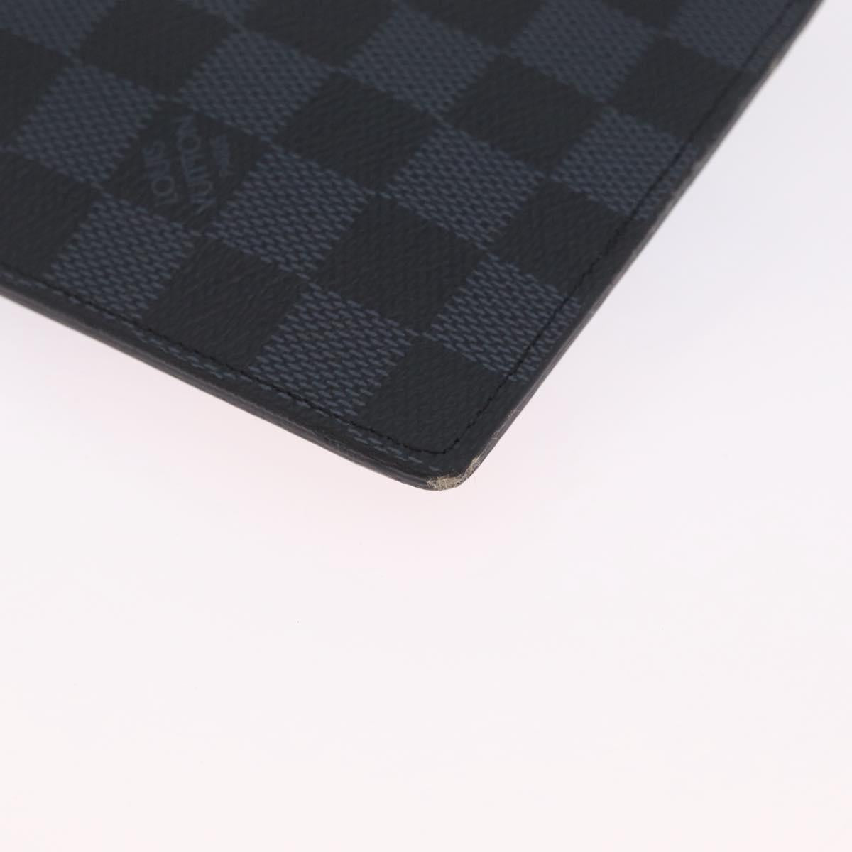 LOUIS VUITTON Damier Cobalt America's Cup Pochette Phone N41630 LV Auth ep17089A