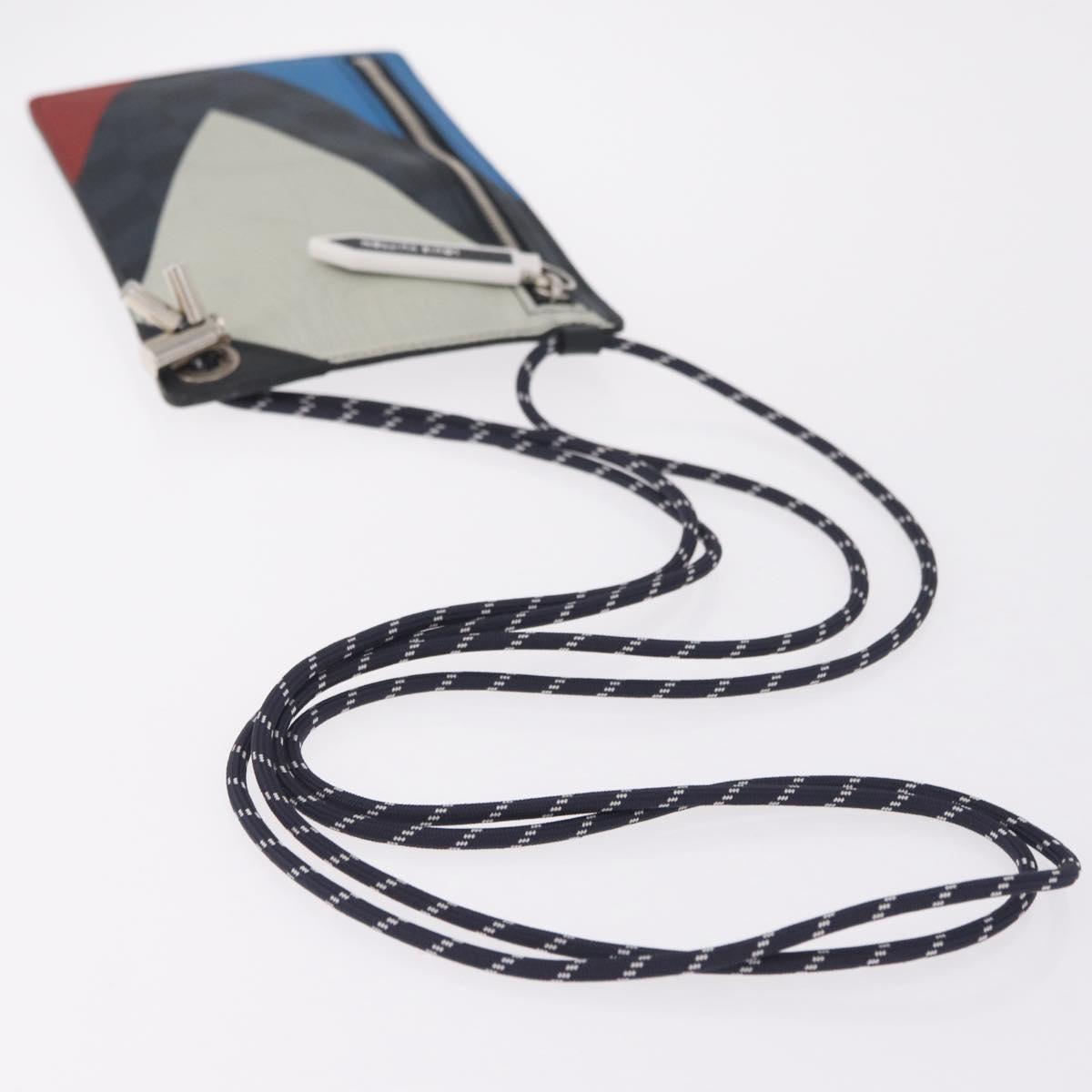 LOUIS VUITTON Damier Cobalt America's Cup Pochette Phone N41630 LV Auth ep17089A