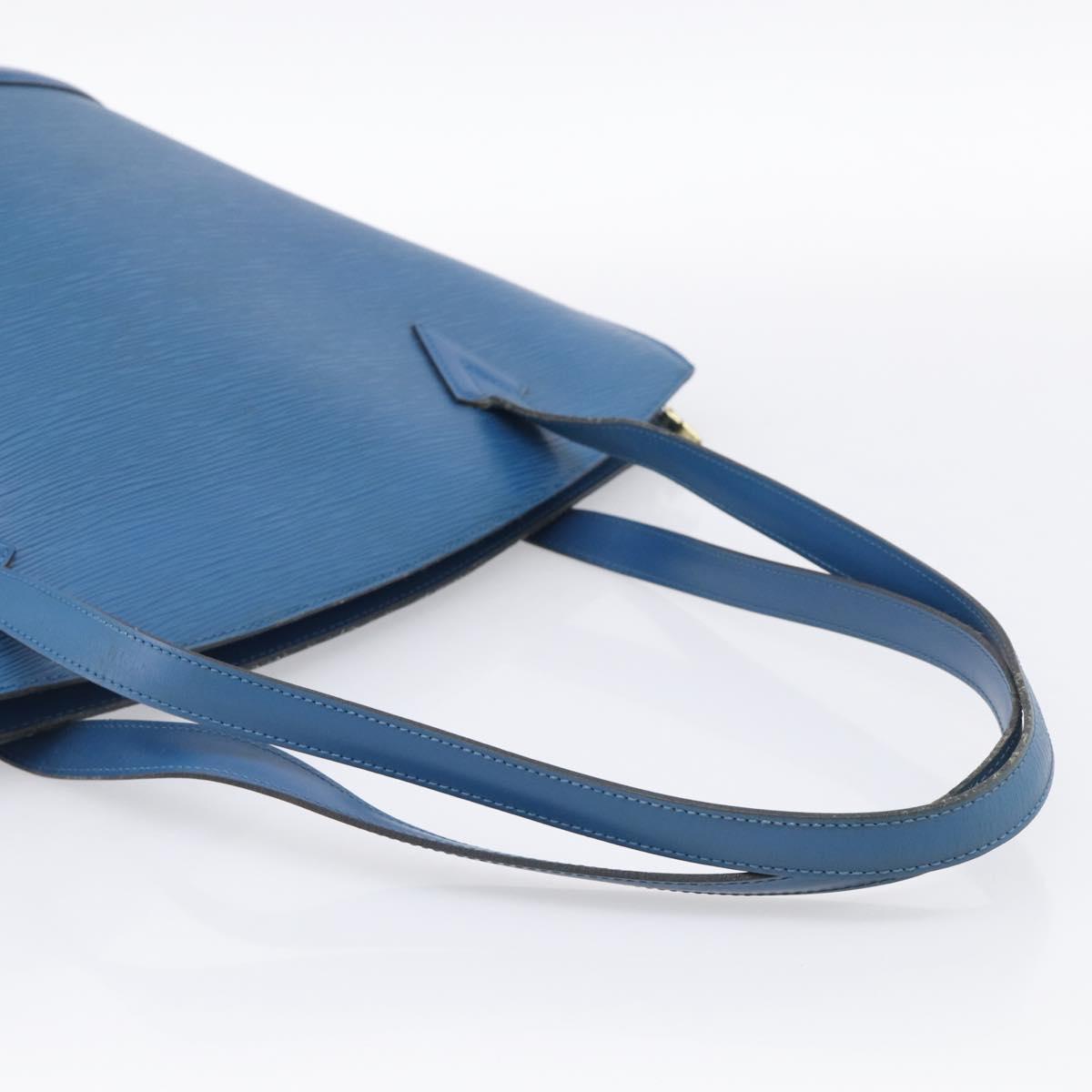 LOUIS VUITTON Epi Saint Jacques Shopping Shoulder Bag Blue M52275 Auth ep17097